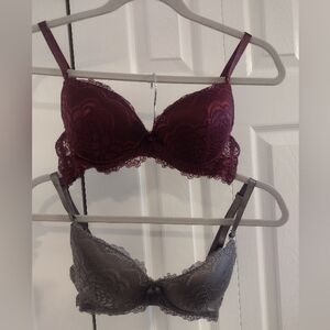 Sophie B. Push-up Lace Convertible straps Bra, Set of 2